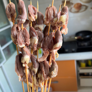心连心串钵钵鸡串串火锅冷串香热卤烧烤冷冻半成品食材鸡心串商用
