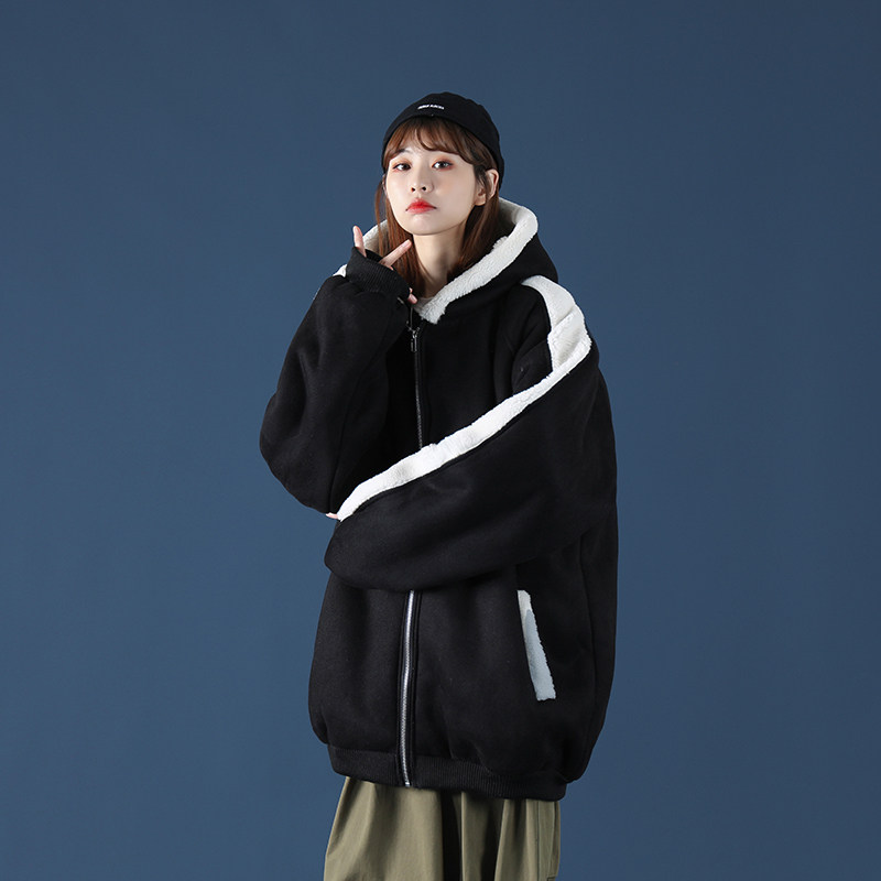 2女装类目冬季保暖羊羔毛外套大码女装棉服XZ405-1-Y06,女装棉衣/棉服,星座405-1
