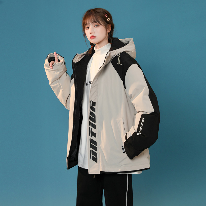3女装类目潮流女棉衣宽松羽绒棉工装棉服XZ405-1-Y08,女装棉衣/棉服,星座405-1