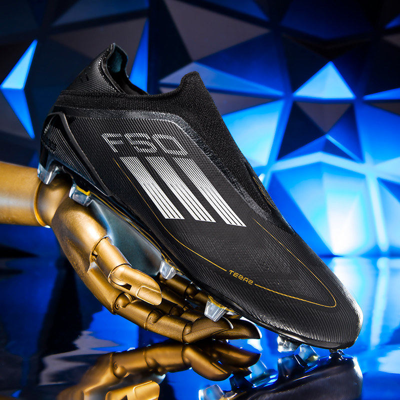 足球鞋男梅西中小学生AG长钉儿童tf碎钉透气训练专用F50短钉比赛