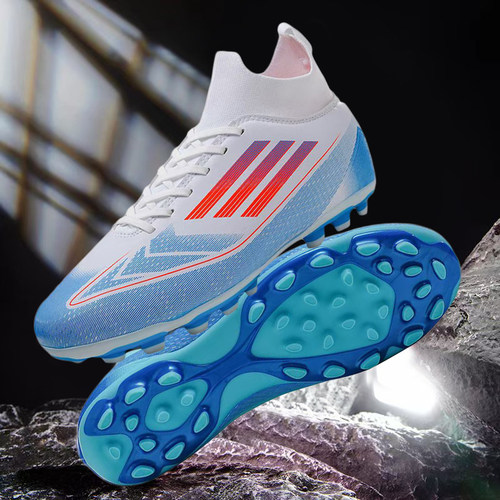 碎钉猎鹰中小学生网面超顶足球鞋