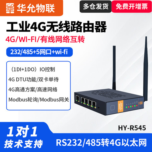 华允物联工业4G插卡路由器