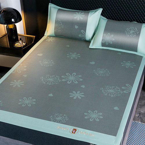 冰丝凉席夏天可折叠家用草席2026新款夏季高端软席子儿童可用藤席