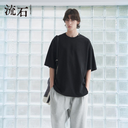 商场同款流石男装全棉短袖T恤衫