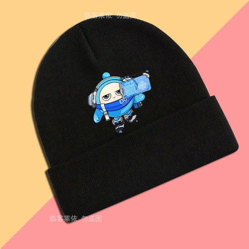 蛋仔派对秋冬针织帽儿童中大童