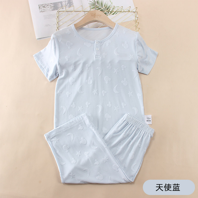 迪士尼男童莫代尔短袖中裤睡衣套