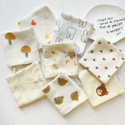 婴儿a类纯棉纱布手帕洗脸擦汗