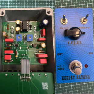 KEELEY KATANA BOOST单块效果器清音激励推子复刻套件john Mayer