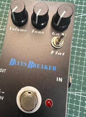 手工 BLUES BREAKER透明过载单块效果器套件成品复刻适用MARSHALL