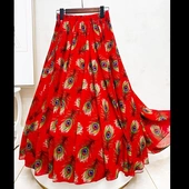 日常可穿广场舞新疆舞跳舞大摆裙维族舞民舞族表演半身裙女长裙子