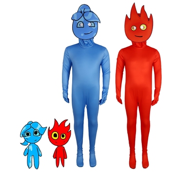 万圣节森林冰火人连体服舞台版