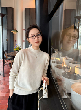 ALIN【匠心至纯】国内才能有的价 康赛妮baby小山羊绒半高领毛衣