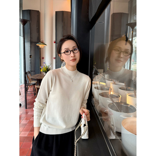 ALIN【匠心至纯】国内才能有的价 康赛妮baby小山羊绒半高领毛衣