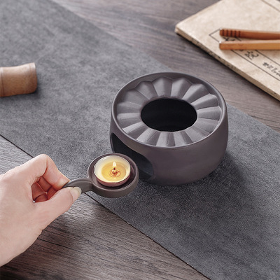 温茶炉小火炉蜡烛烤茶底座保温暖茶器提香器烘茶炉围炉煮茶温茶器
