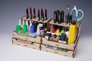 MADWORKS 职人复合式刀具收纳架/溶剂胶水耗材收纳盒(MAD款)