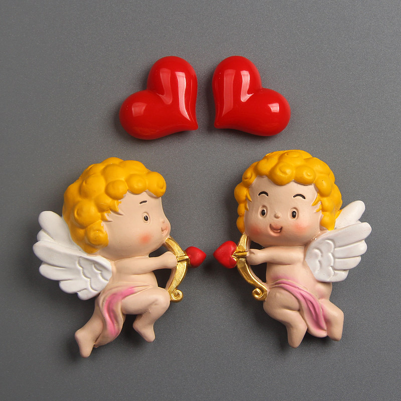 卡通可爱丘比特射箭爱情树脂冰箱贴磁贴婚礼婚房布置家居装饰品,家居饰品,冰箱贴,淘宝优惠券,粉丝福利购,淘宝优惠卷