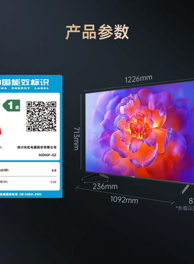 【政府补贴】长虹55D55F-G2 55英寸4K智能网络语音家用液晶电视机