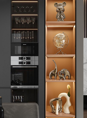 贝汉美轻奢暴力熊2025新款酒柜装饰品摆件高档客厅电视柜家居软装