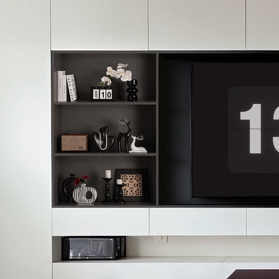 贝汉美电视柜酒柜家居摆件套装