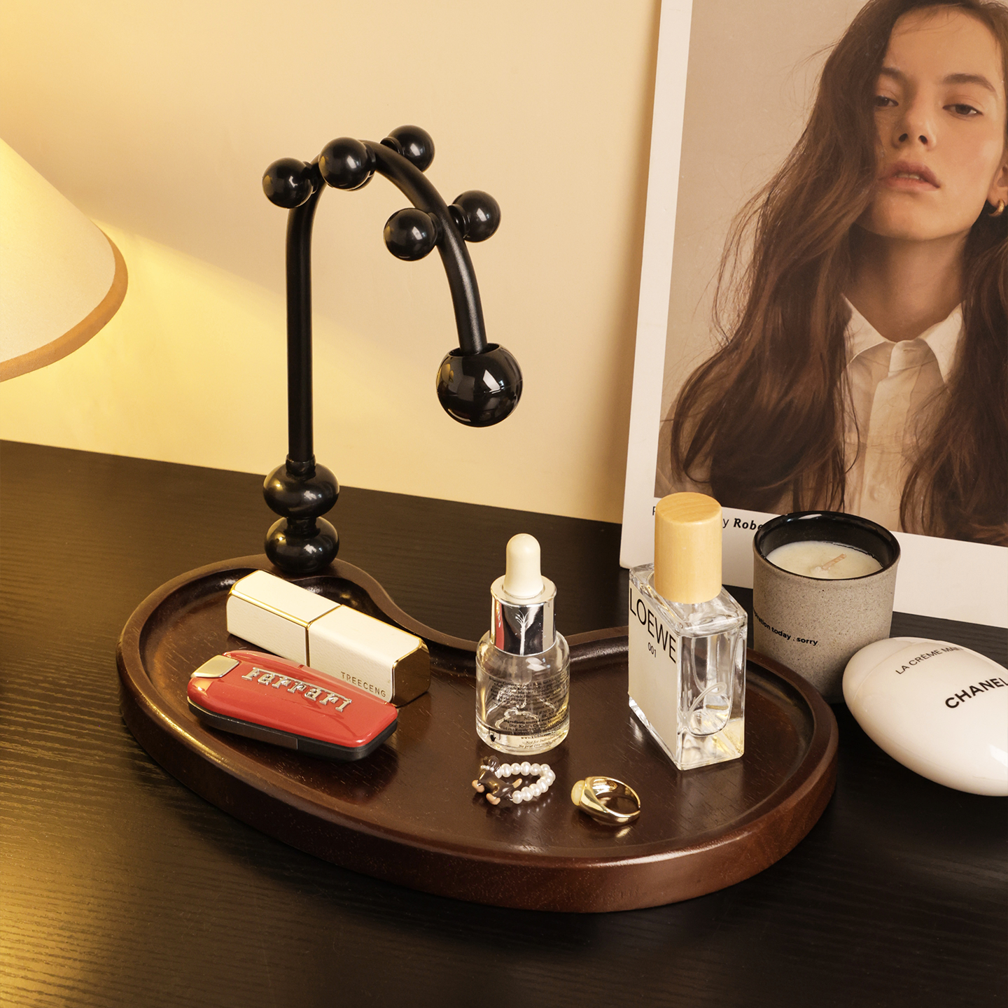 贝汉美中古风玄关摆件入户钥匙收纳家居客厅轻奢高档装饰架收纳盒,家居饰品,装饰摆件,淘宝优惠券,粉丝福利购,淘宝优惠卷