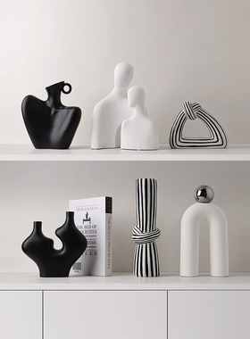 贝汉美创意高端酒柜装饰客厅入口家居软装简约艺术高端套装