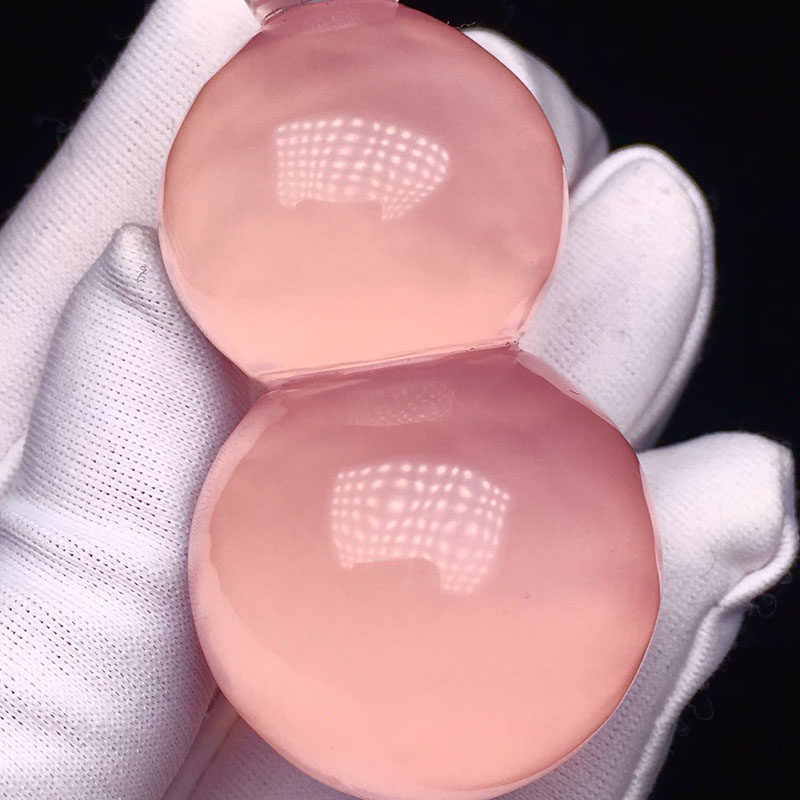 魅晶天然水晶晶体通透莫桑比克粉晶葫芦吊坠,饰品/流行首饰/时尚饰品新,颈饰,淘宝优惠券,粉丝福利购,淘宝优惠卷