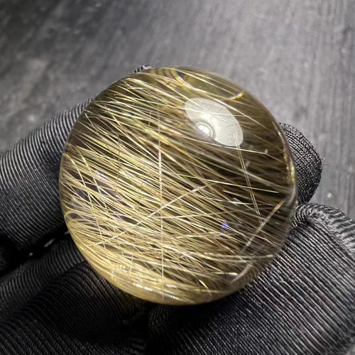 魅晶天然水晶发晶顺发晶水晶球