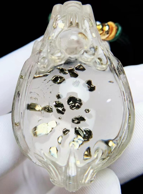 魅晶水晶晶体通透吊坠