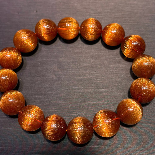 魅晶天然水晶铜顺发猫眼手链