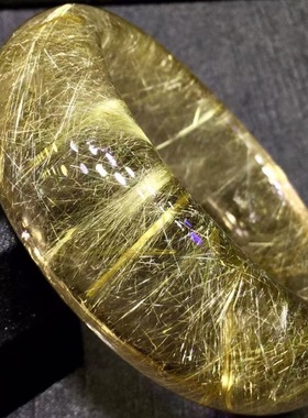 魅晶天然水晶晶体通透钛晶金发晶顺发晶手镯