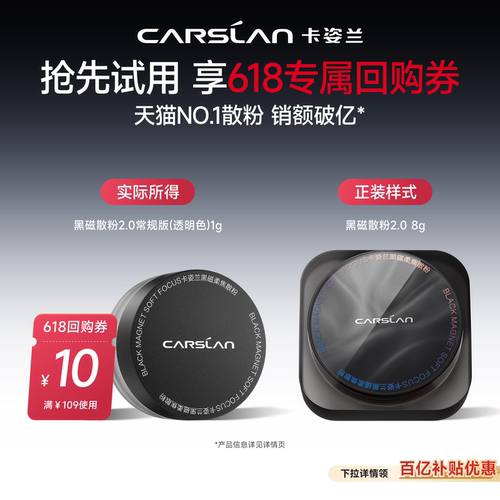 卡姿兰控油定妆黑磁散粉