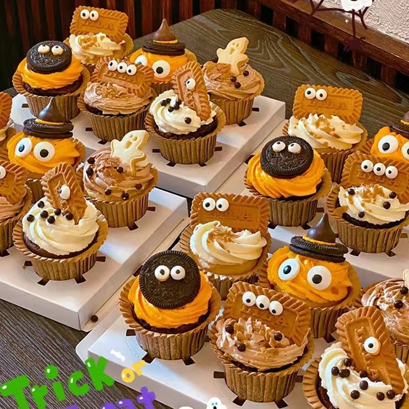 2025万圣节搞怪小怪兽纸杯蛋糕装饰大小眼睛糖珠饼干杯子蛋糕插件,节庆用品/礼品,节日装扮用品,淘宝优惠券,粉丝福利购,淘宝优惠卷
