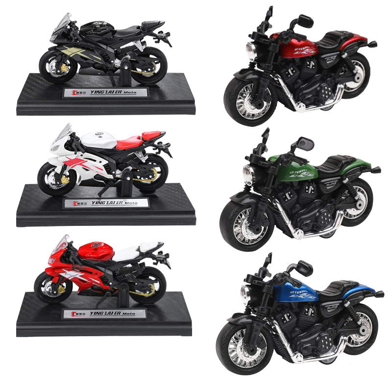 机车摩托车模型蛋糕摆件