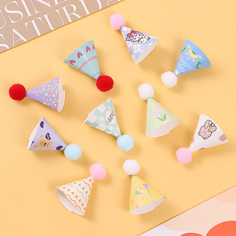 网红韩式ins风生日蛋糕装饰迷你毛球帽摆件可爱卡通小帽子插件,节庆用品/礼品,节日装扮用品,淘宝优惠券,粉丝福利购,淘宝优惠卷