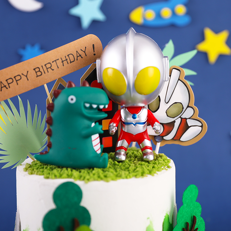大头周岁超人蛋糕装饰摆件钢铁飞龙打怪兽男孩小王子生日派对插件,节庆用品/礼品,节日装扮用品,淘宝优惠券,粉丝福利购,淘宝优惠卷