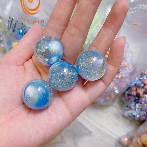 海蒂珠饰卡25mm半孔大珠子手工DIY串珠配饰配件散珠