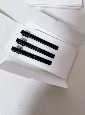 拆塑封特价稀缺款！超百搭黑色发夹 一组3个 正品有包装