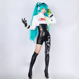 初音cos服赛车服日本动漫cosplay女服装全套性感紧身衣二次元表演