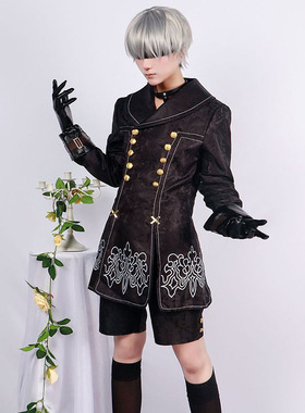 尼尔机械纪元cos服9S服装cosplay动漫男衣服2b哥二次元套装黑色衣