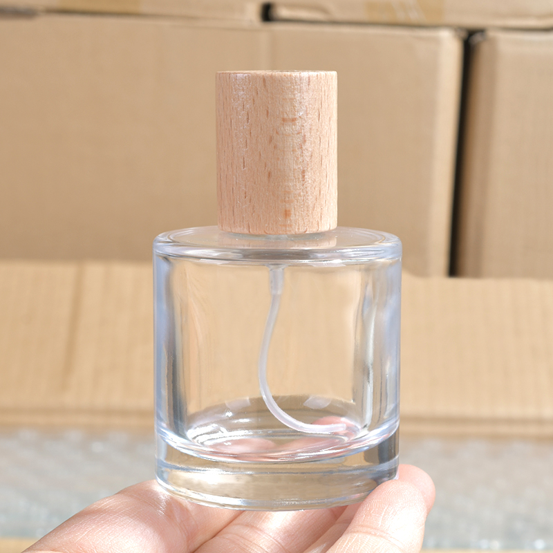 50ml100ml卡口式香水分装空瓶高端新品按压喷雾玻璃瓶子可定LOGO