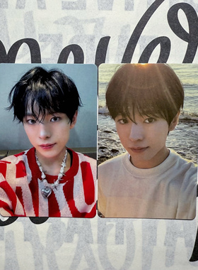 nct wish 得能勇志小卡正品官卡kms新春特典 v2红毛衣U+樱花U包邮