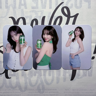 karina柳智敏 夏季雪碧代言卡 aespa专辑卡片正版首发包邮 柚小卡