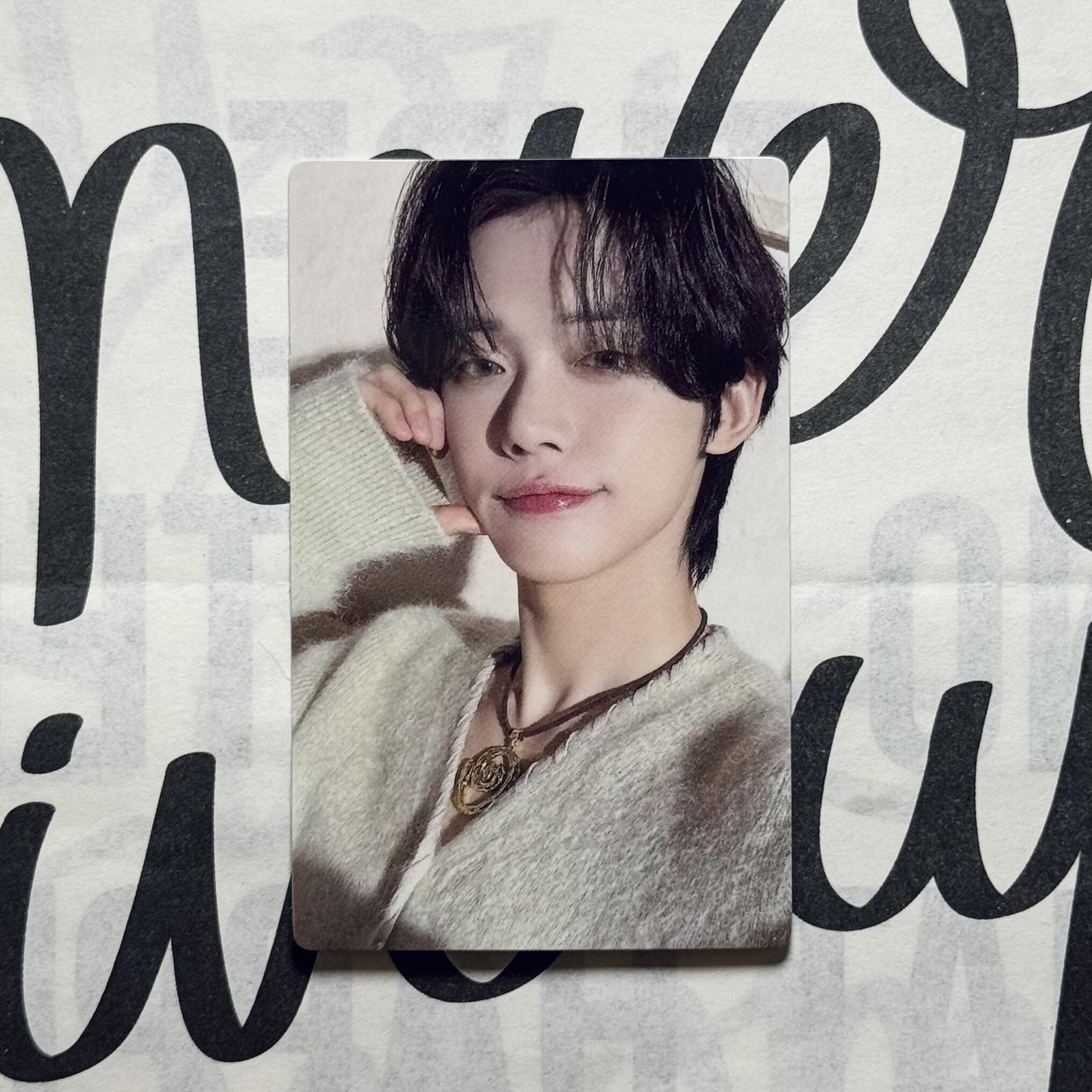 崔然竣小卡正版官方真卡现货包邮 sweet日专 脸颊比心 默认微瑕