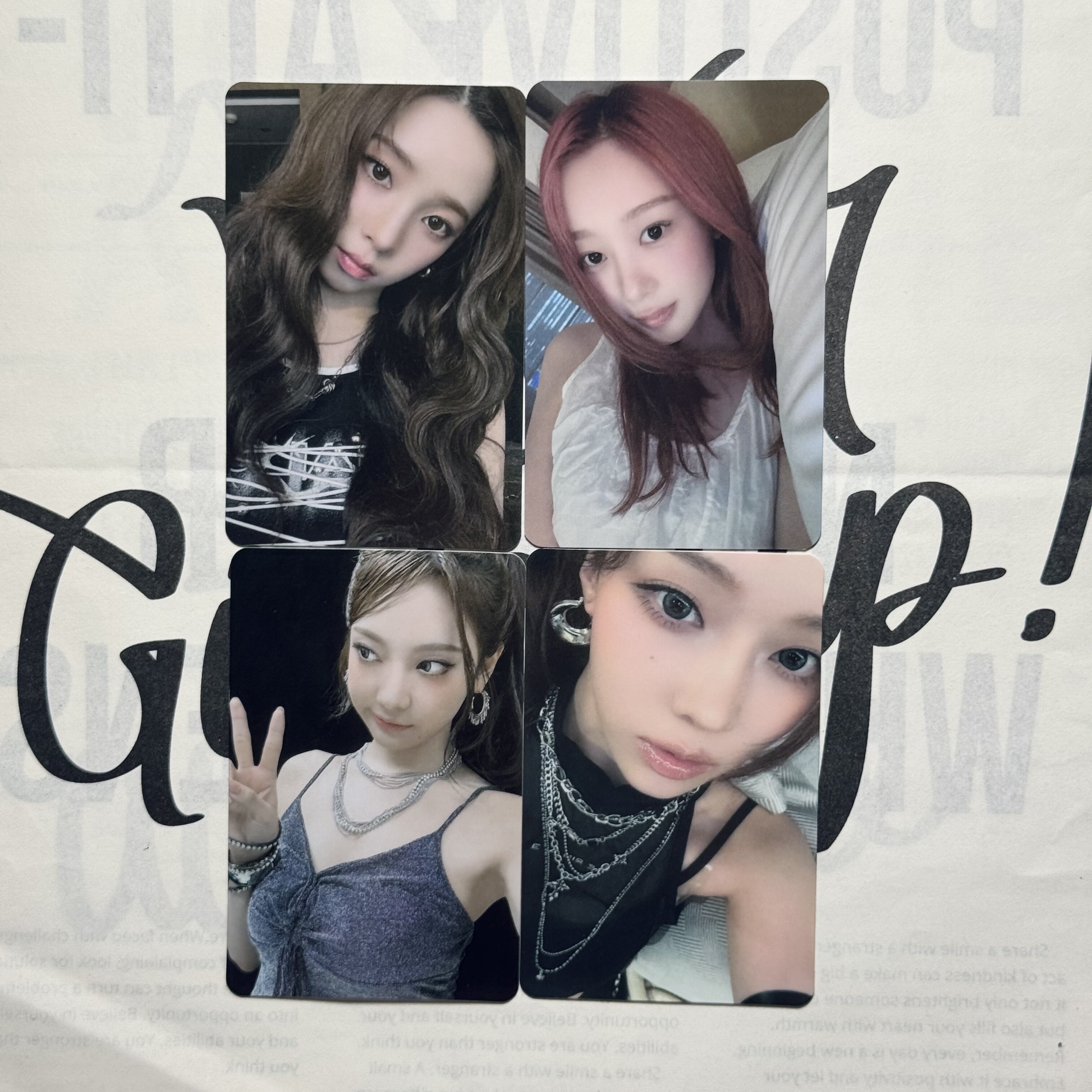 dmm幸运卡 aespa dirty work 冬柚梨宁aespa小卡正版官卡保正保真