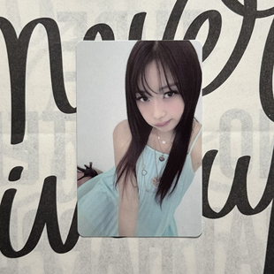 aespa 吒 吉赛尔小卡正品 giselle 青衣梨 伊周杂志卡片韩娱明星