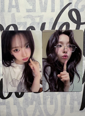 柳智敏小卡正版官卡韩国明星卡片2025生日卡karina柳姐  Rina 柚