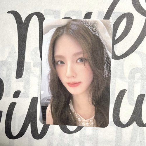 赵美延小卡正品官方真卡 ms1 面solo 蝴蝶结头纱K4特典专辑 单封