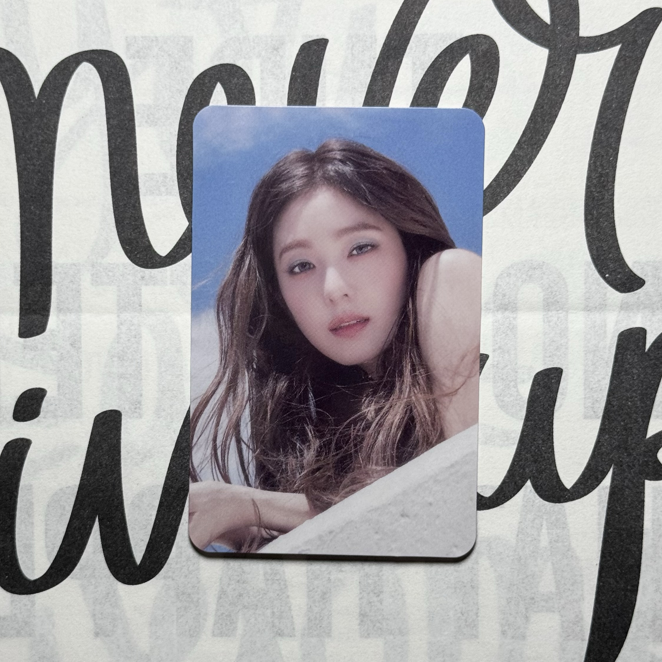 裴珠泫小卡正品Irenesolo专辑卡片地毯周边 初solo Like a flower