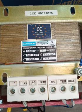 议价进口机器拆下的变压器，意大利MARTIGNONI