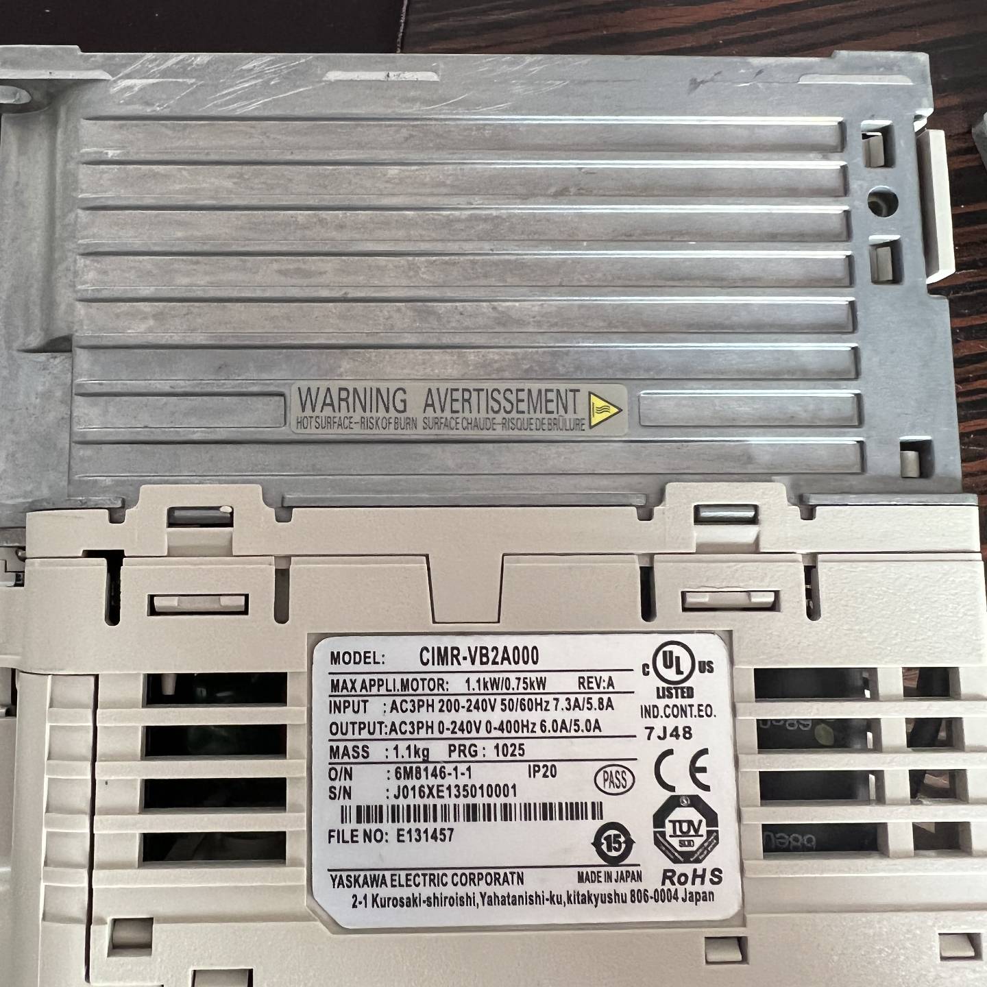 议价原装安川变频器CIMR-VB2A000